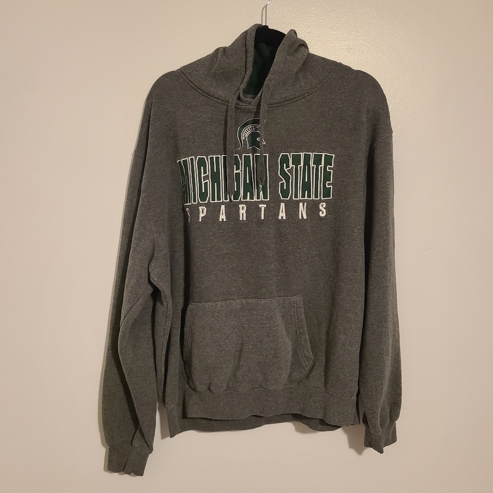 Campus Heritage Michigan State Spartans Gray‎ Hoodie XL